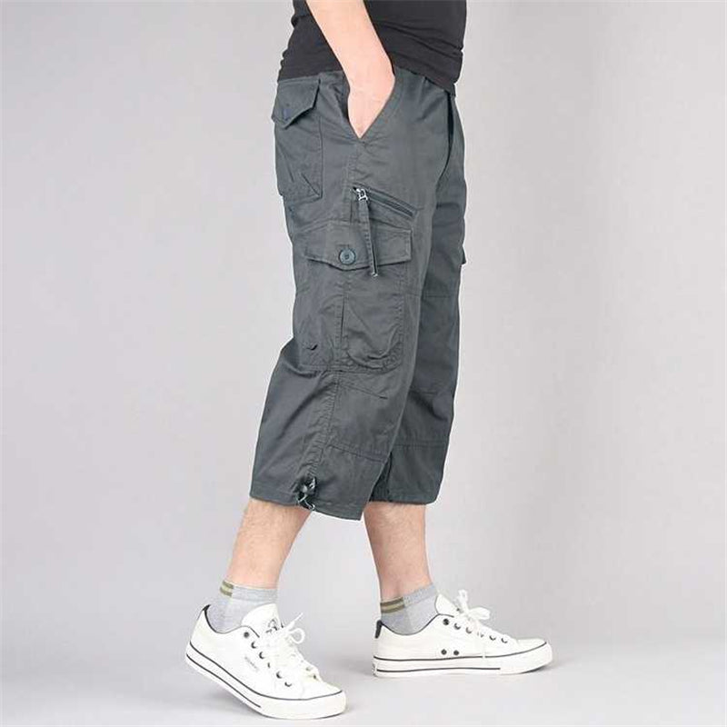 Chardie | Lockere, lange Cargo-Shorts mit mehreren Taschen