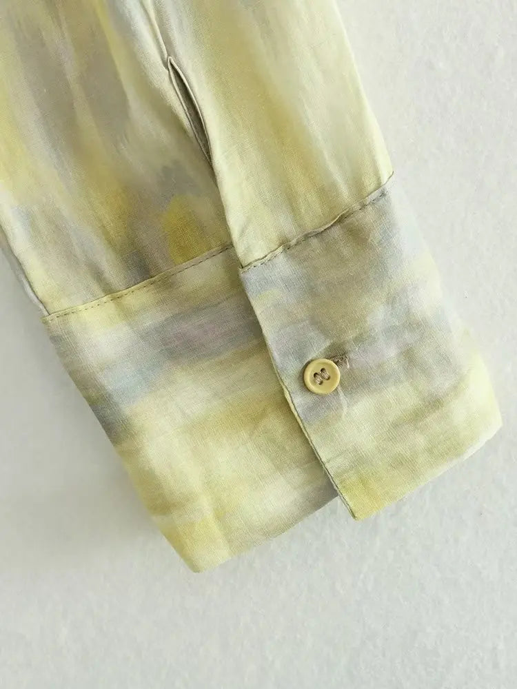 Blythe | Vintage Tie-Dye Patchwork Set [Oberteil+Hose]