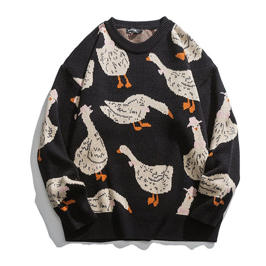 Goose | Herren-Sweatshirt mit Gänse- und Enten-Print