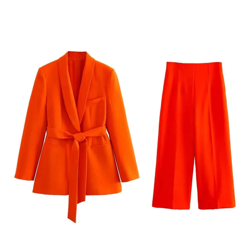 Yeleanor | Stylisches Blazer Set für Frauen [Blazer Jacke+Hose]