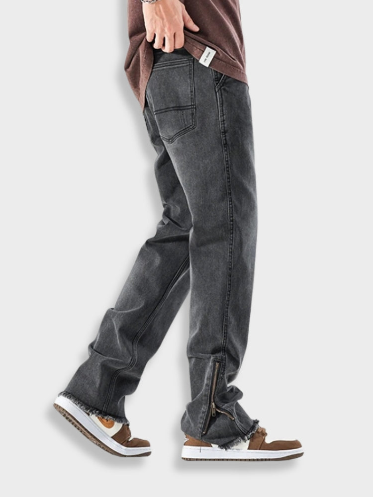 Kenny | Ausgebleichte Straight-Fit-Jeans