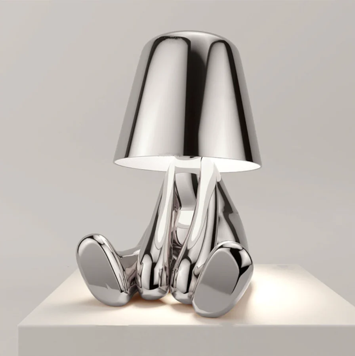 Chrome Kunstvolle Moderne Led Tischlampe