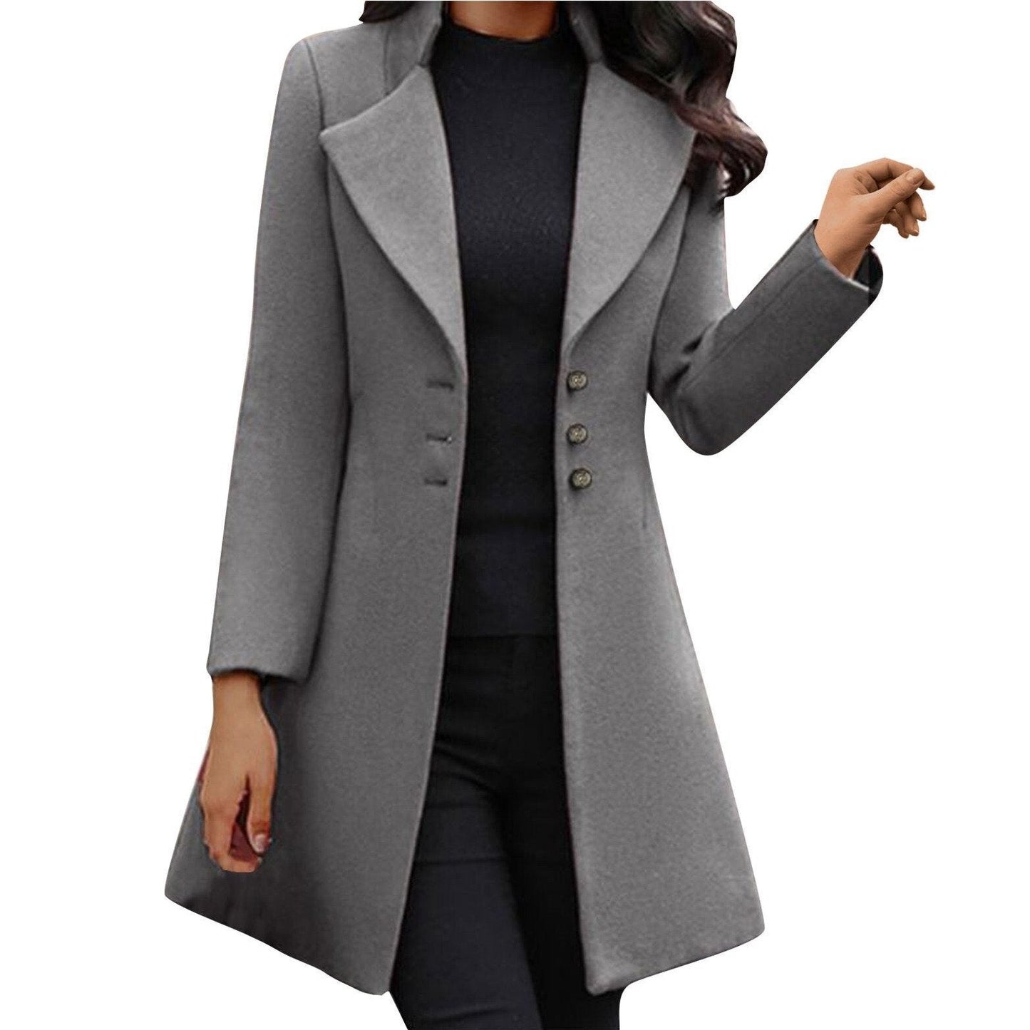 Vindi | Stylischer langer Mantel für Damen