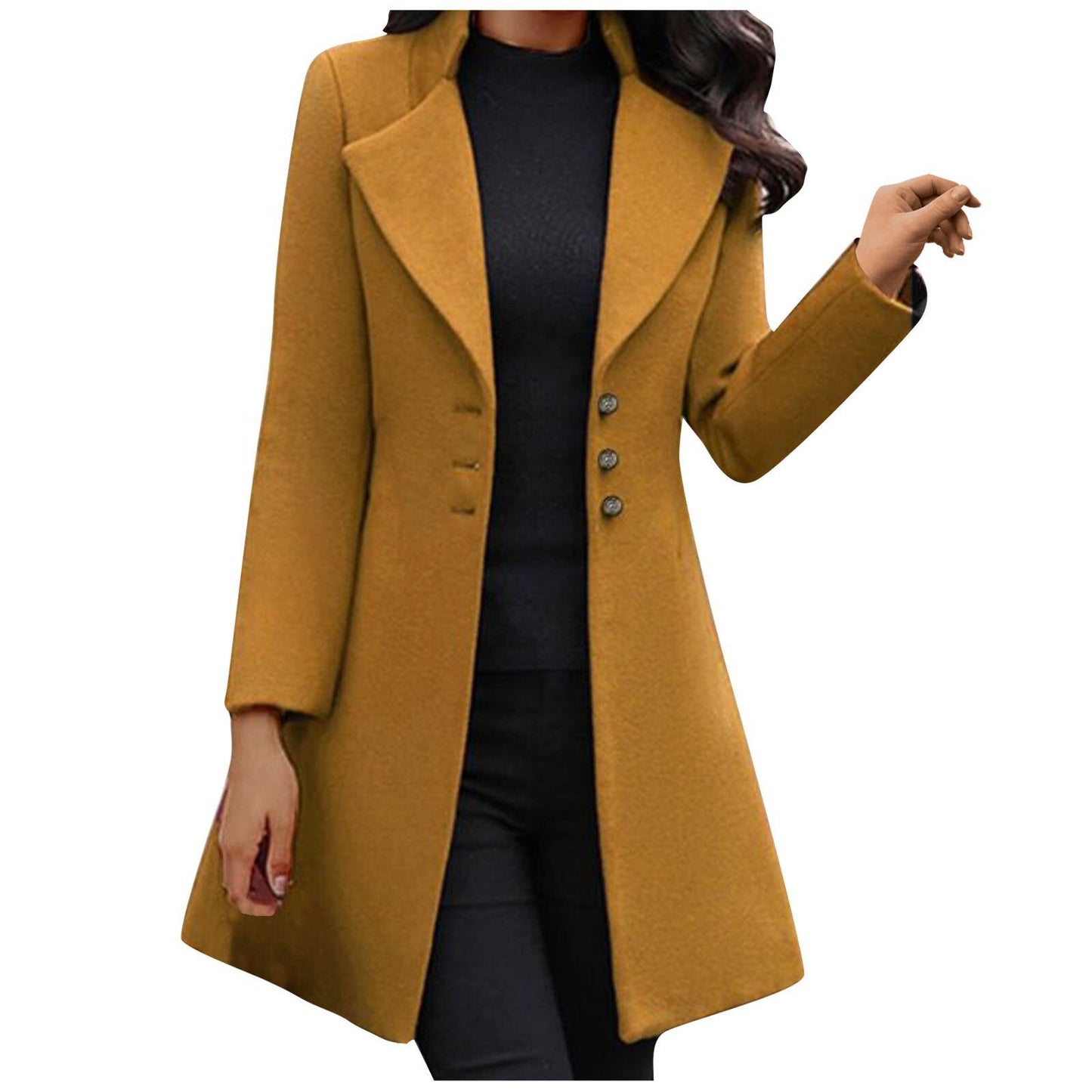 Vindi | Stylischer langer Mantel für Damen